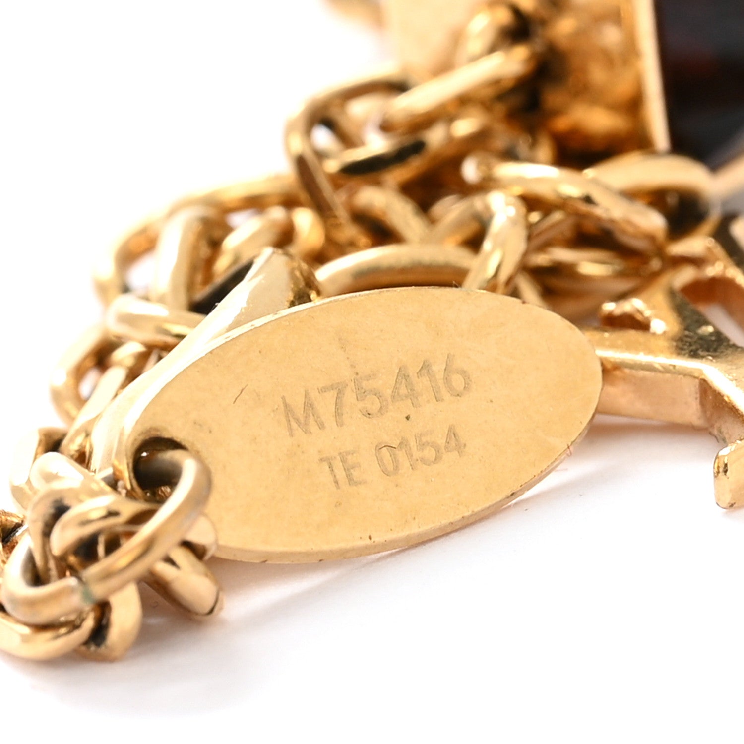 Louis Vuitton Swarovski Gamble Bracelet Gold 5 of 6