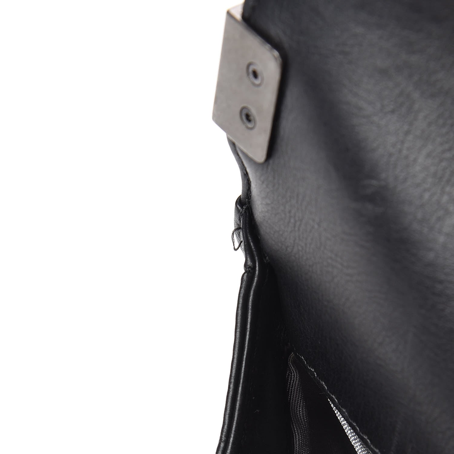Chanel Calfskin Double Stitch Small Boy Flap Black 8 of 10