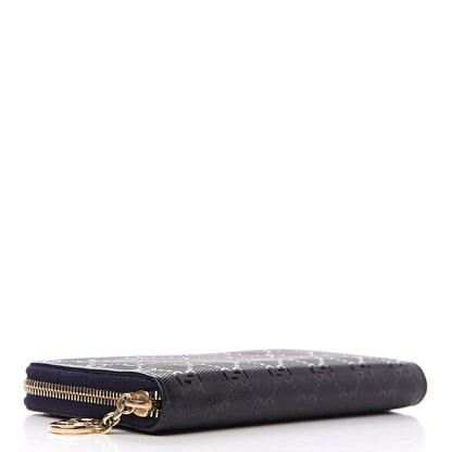 Gucci Imprime Monogram GG Pierce Zip Around Wallet Blue 3 of 8