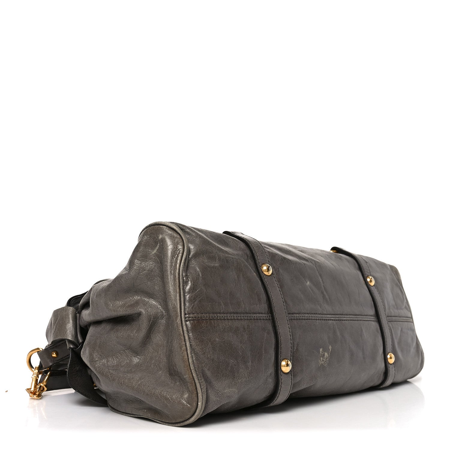 Miu Miu Vitello Lux Bow Bag Pomice 3 of 8