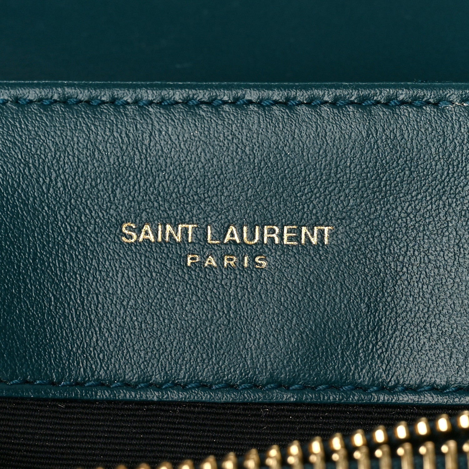 Saint Laurent Calfskin Y Quilted Monogram Small Loulou Chain Satchel Green 6 of 10