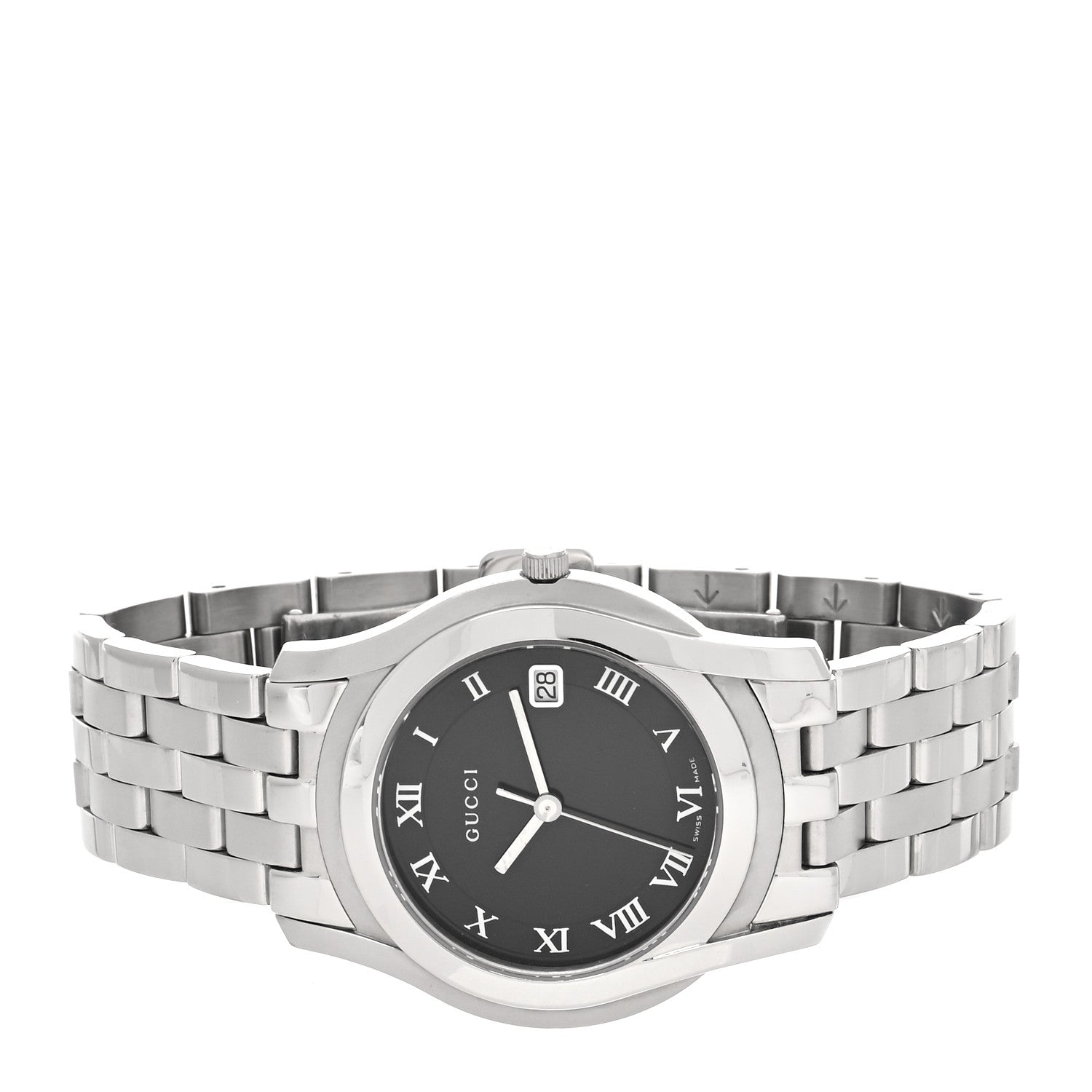 Gucci Stainless Steel 35mm 5500M Quartz Watch Black 2 of 4