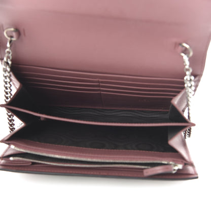 Gucci GG Supreme Monogram Blooms Mini Dionysus Chain Wallet Beige Multicolor Dry Rose 5 of 9