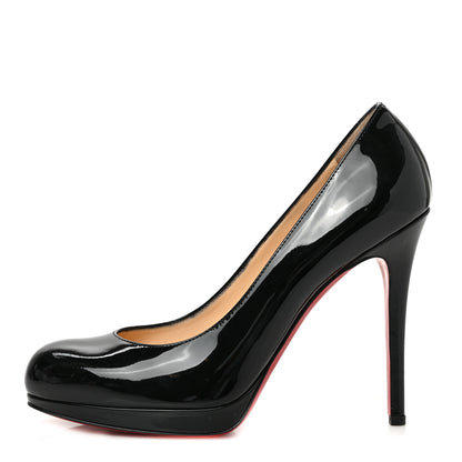 Christian Louboutin Patent New Simple 120 Pumps 37 Black 1 of 7