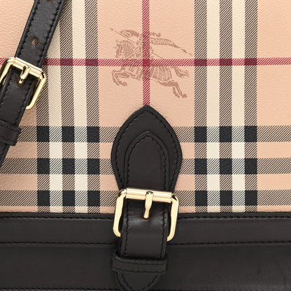 Burberry Haymarket Check Paisley Crossbody Brown 9 of 12