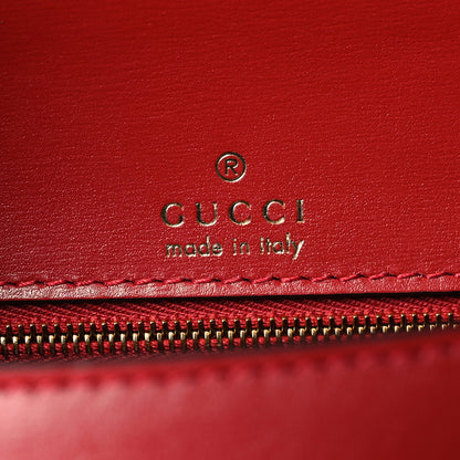 Balenciaga X GUCCI Boarded Plutone Calfskin Small Hourglass Top Handle Red Green 6 of 10