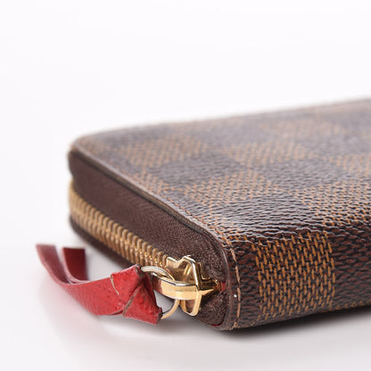 Louis Vuitton Damier Ebene Clemence Wallet Cherry 8 of 9