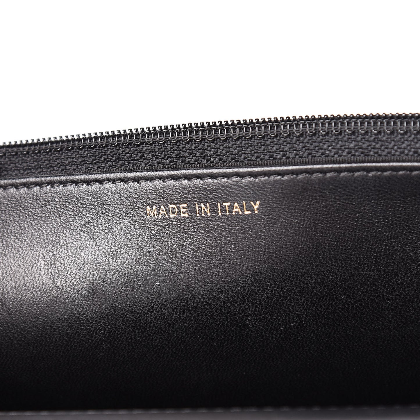 Lambskin Quilted Trendy CC Wallet On Chain WOC Black