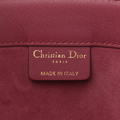 Christian Dior Calfskin Embossed Medium Book Tote Red 6 of 9