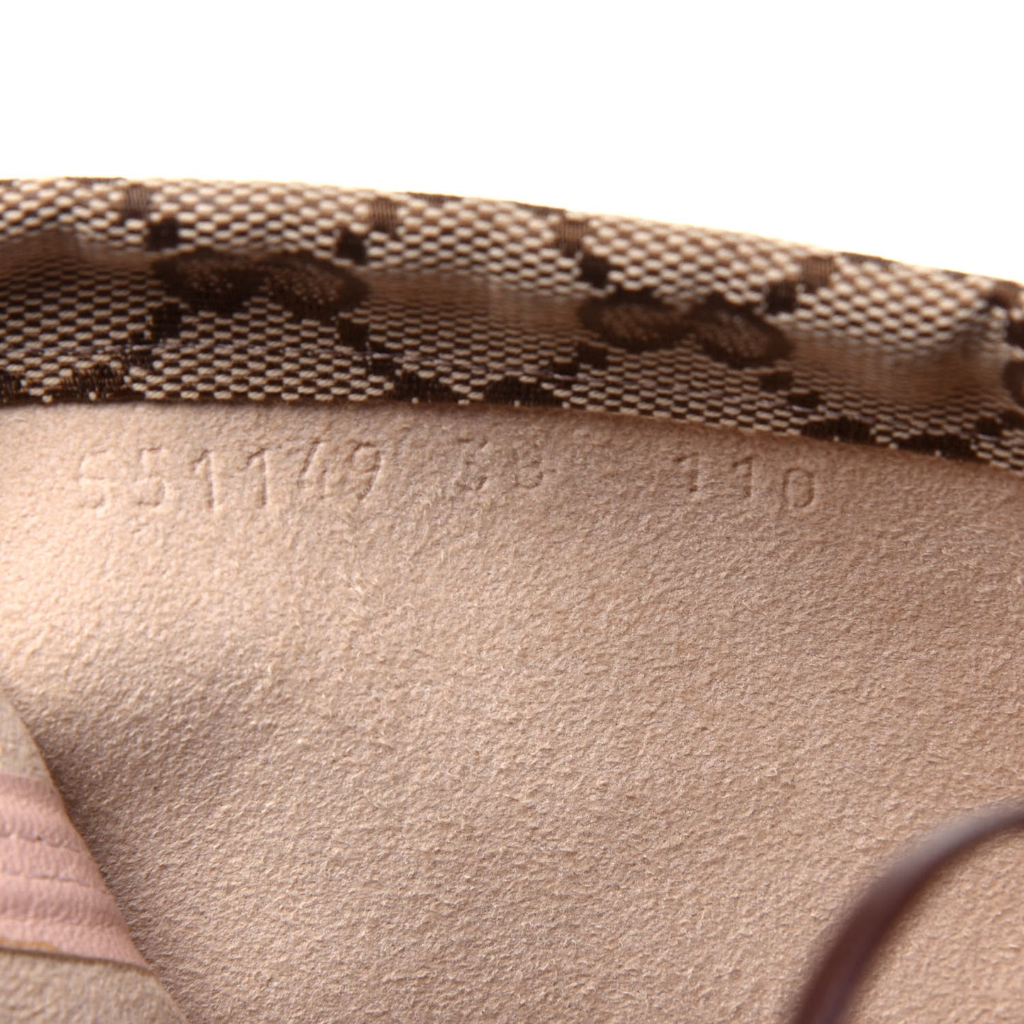 Monogram Lisa Mid Heel Boots 38 Beige Ebony