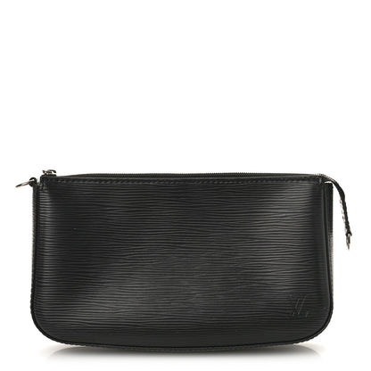 Louis Vuitton Epi Pochette Accessories NM Black 1 of 8