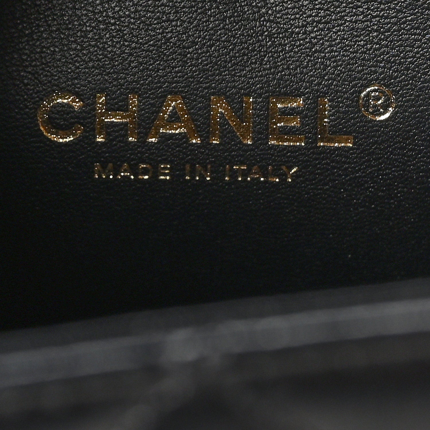 Chanel Shiny Calfskin Quilted Small Metal Chain Top Handle Flap Black 7 of 10