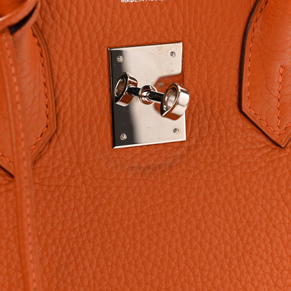 Hermes Taurillon Clemence Birkin 30 Potiron 11 of 12