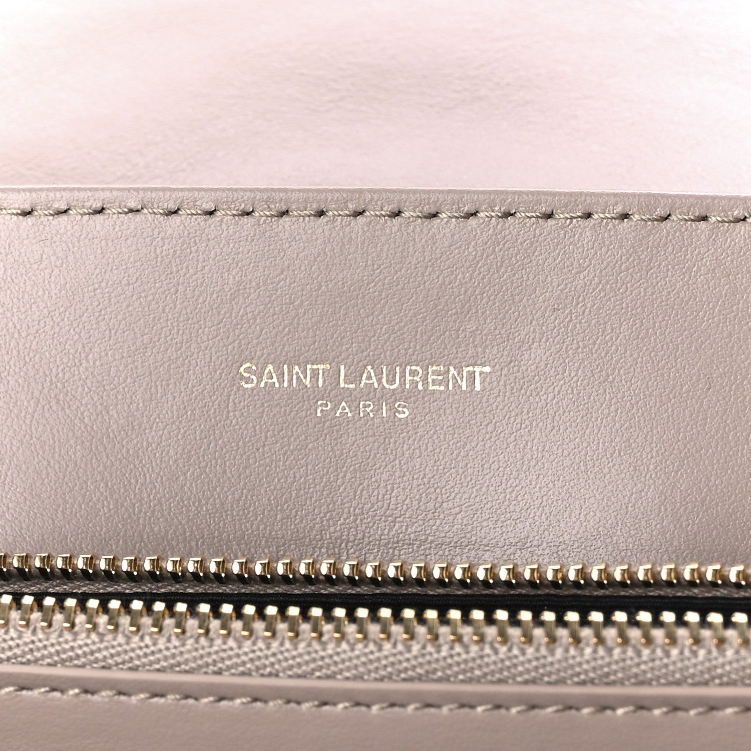 Saint Laurent Calfskin Y Quilted Monogram Medium Loulou Chain Satchel Light Natural 5 of 9
