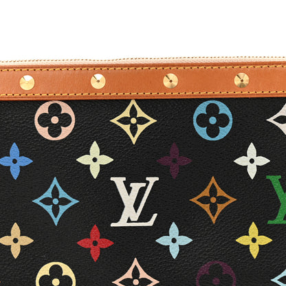 Louis Vuitton Monogram Multicolor Pochette Accessories Black 8 of 11