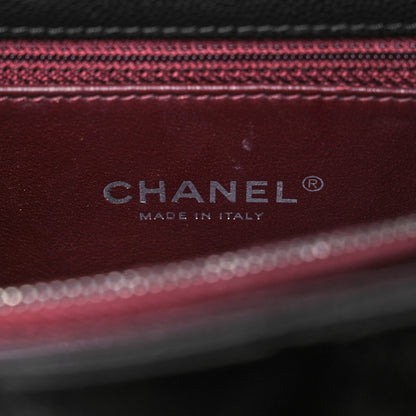 Chanel Caviar Lizard Quilted Small Coco Handle Flap Black 7 of 13