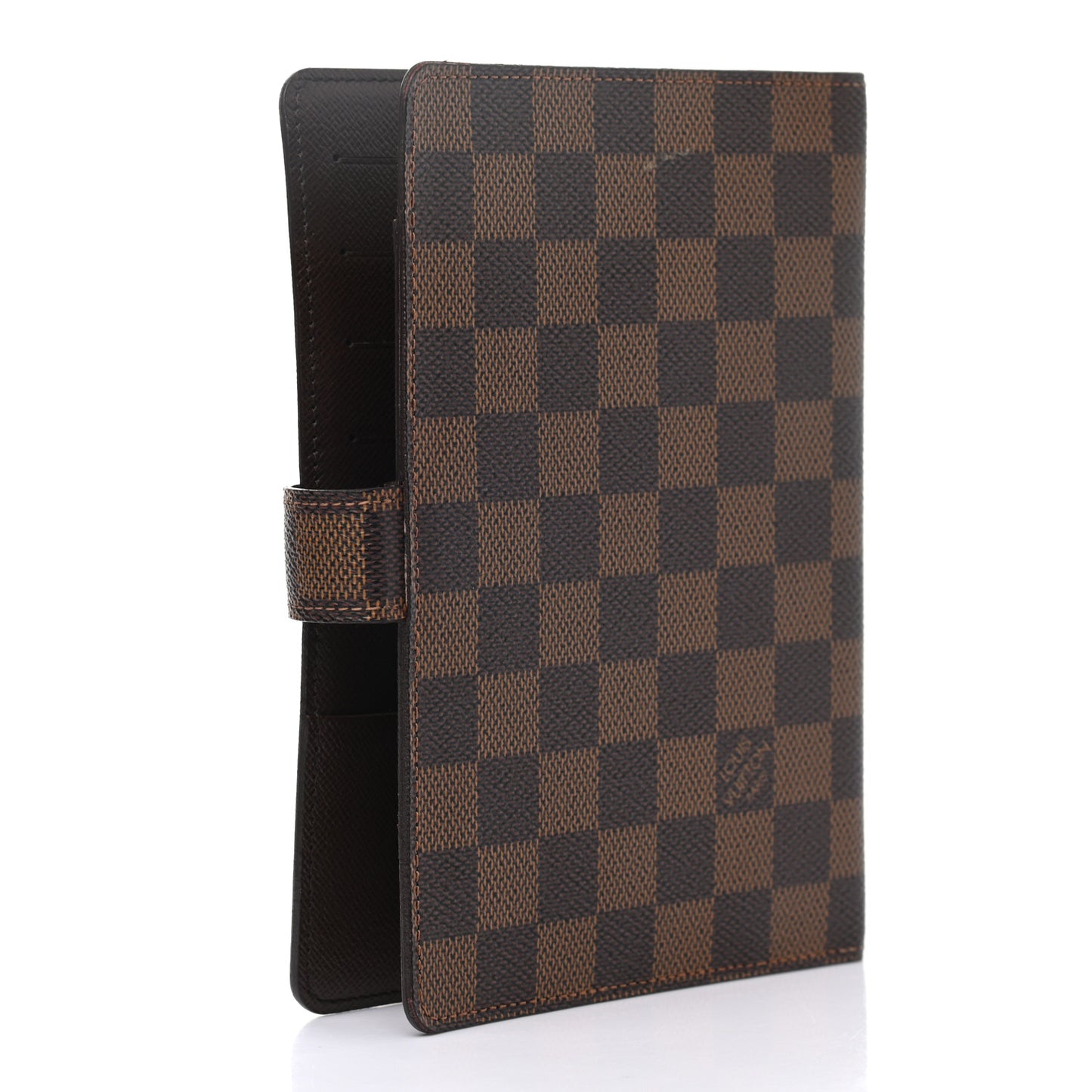 Damier Ebene Medium Ring Agenda Cover