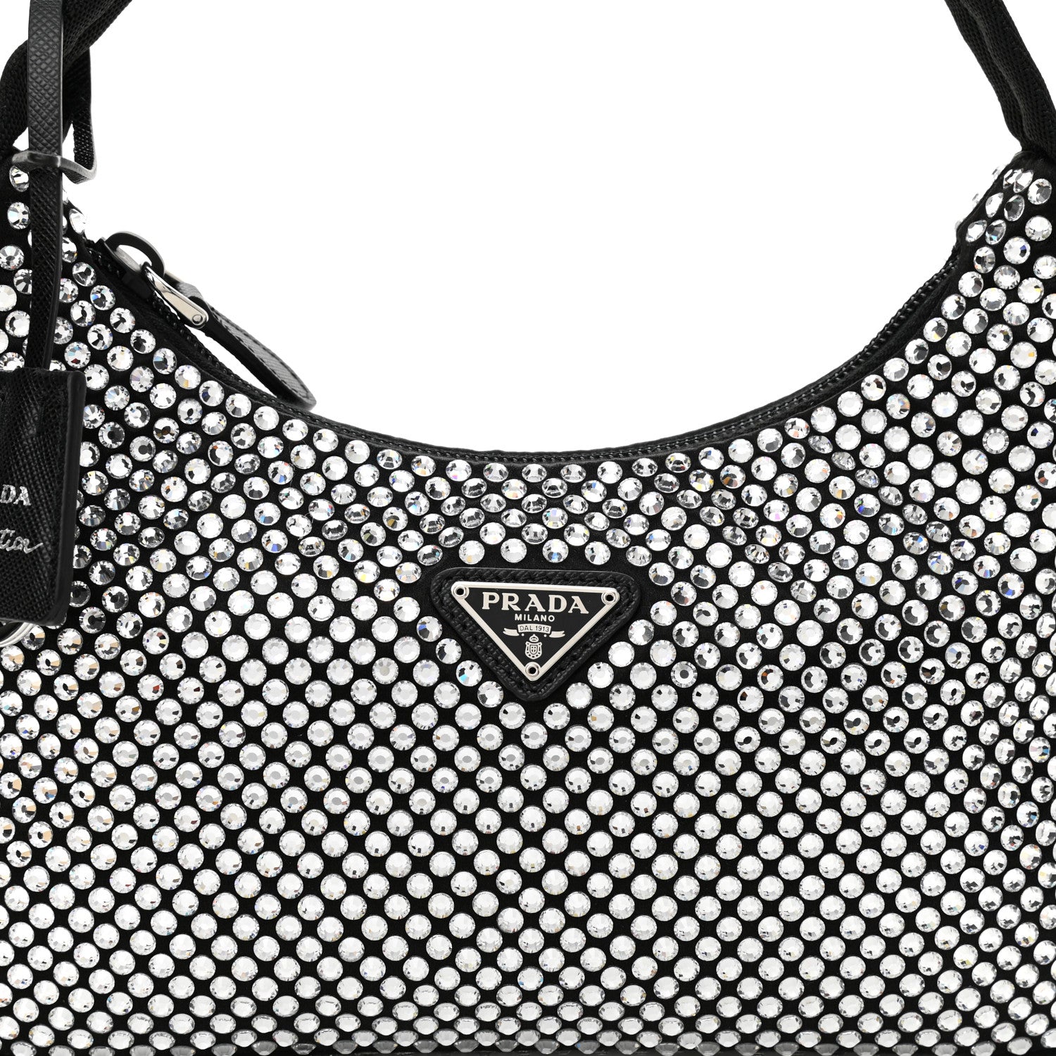 Prada Satin Crystal Mini Re-Edition 2000 Bag Cristal 8 of 10