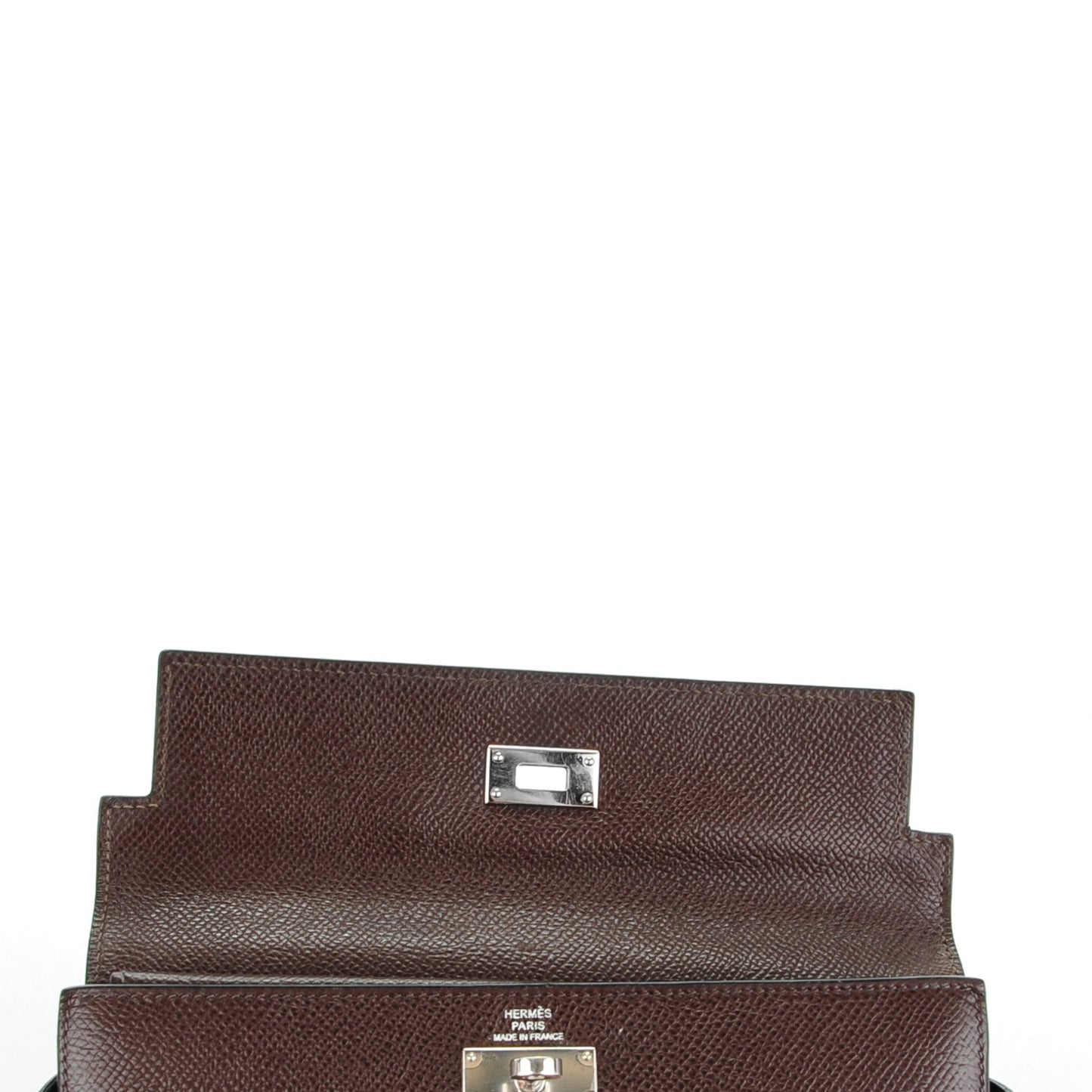 Epsom Kelly Tri-Fold Wallet Chocolate