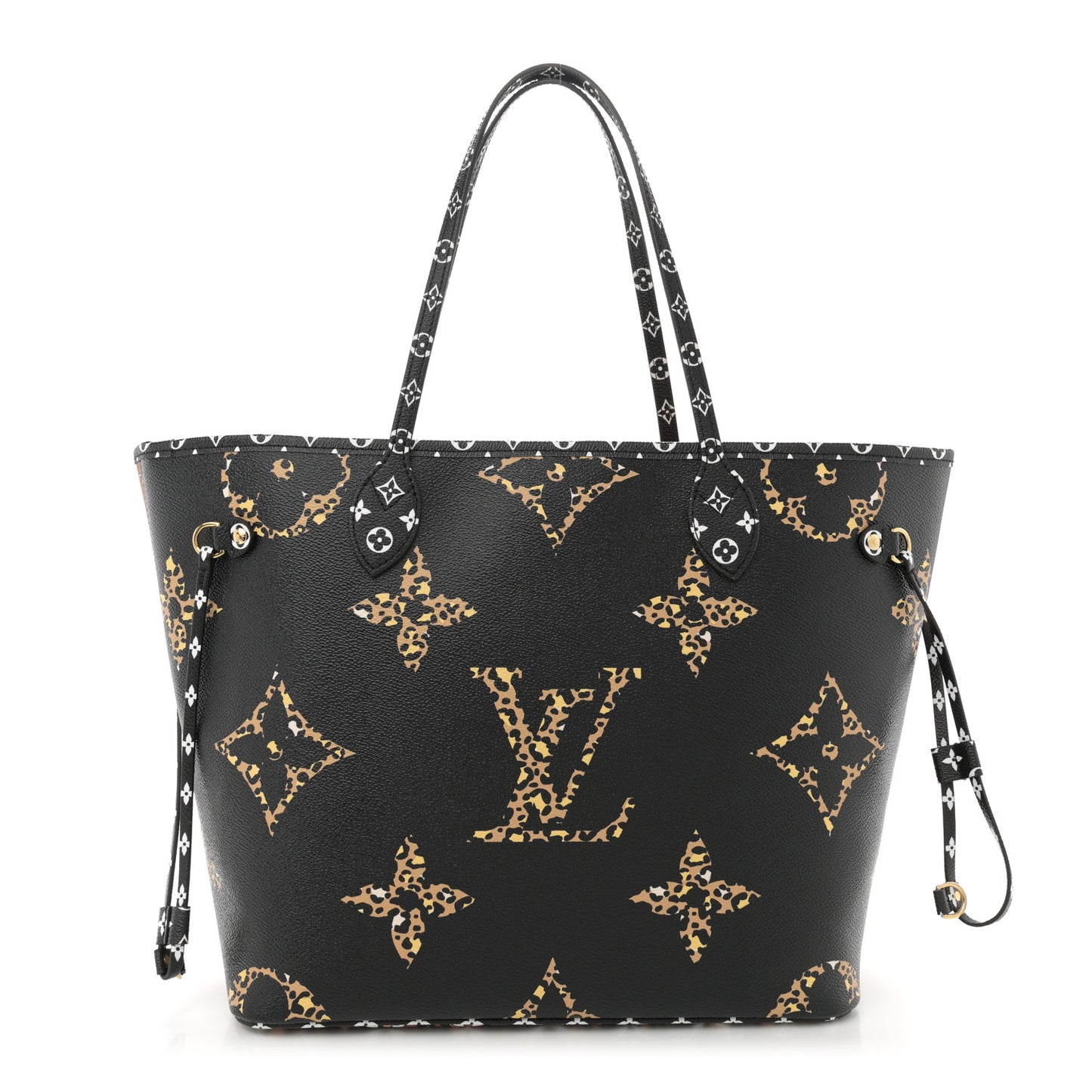 Monogram Giant Jungle Neverfull MM Black