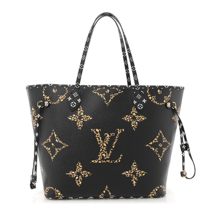 Louis Vuitton Monogram Giant Jungle Neverfull MM Black 1 of 10