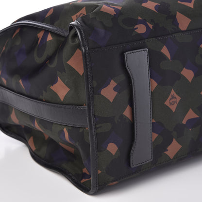 MCM Nylon Camo Dieter Weekender Loden Green 8 of 9