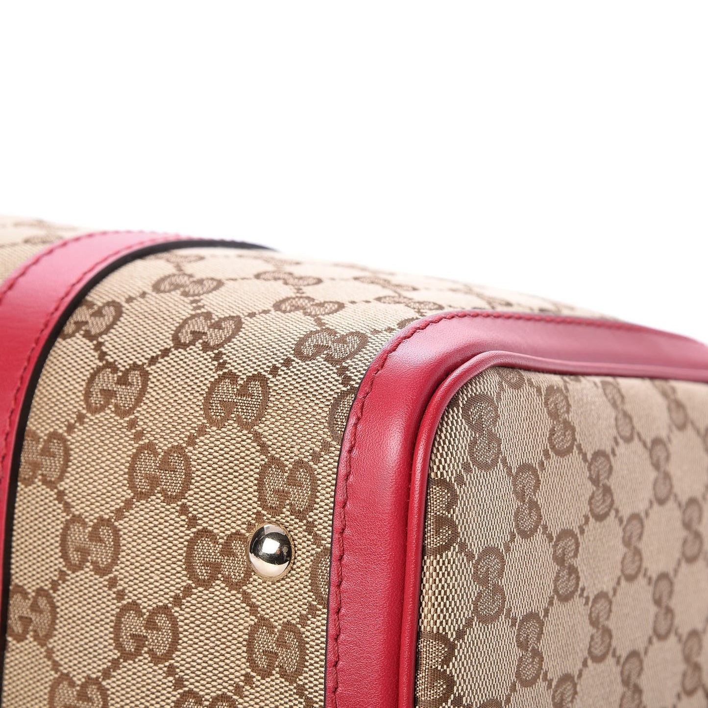 Monogram Medium Joy Boston Beige Red