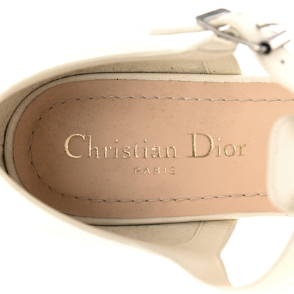 Christian Dior Calfskin Sauvage Ballerina Flat 38 Ivory 7 of 16