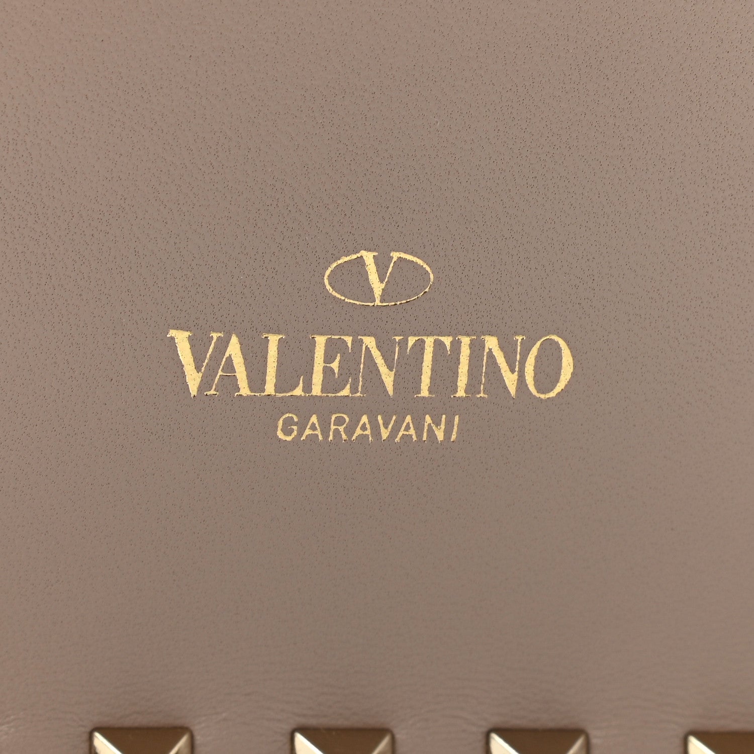 Valentino Garavani Nappa Rockstud Wristlet Clutch Poudre 8 of 12