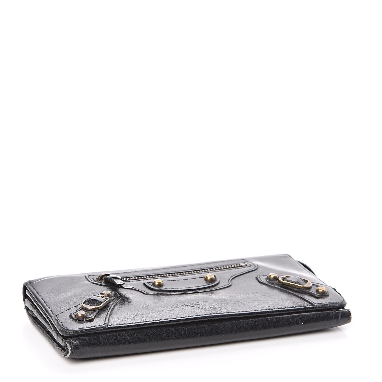 Balenciaga Chevre Classic Hardware Classic Hardware Money Wallet Black 4 of 10