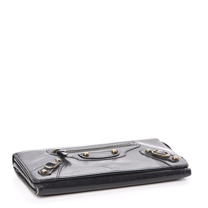 Balenciaga Chevre Classic Hardware Classic Hardware Money Wallet Black 4 of 10