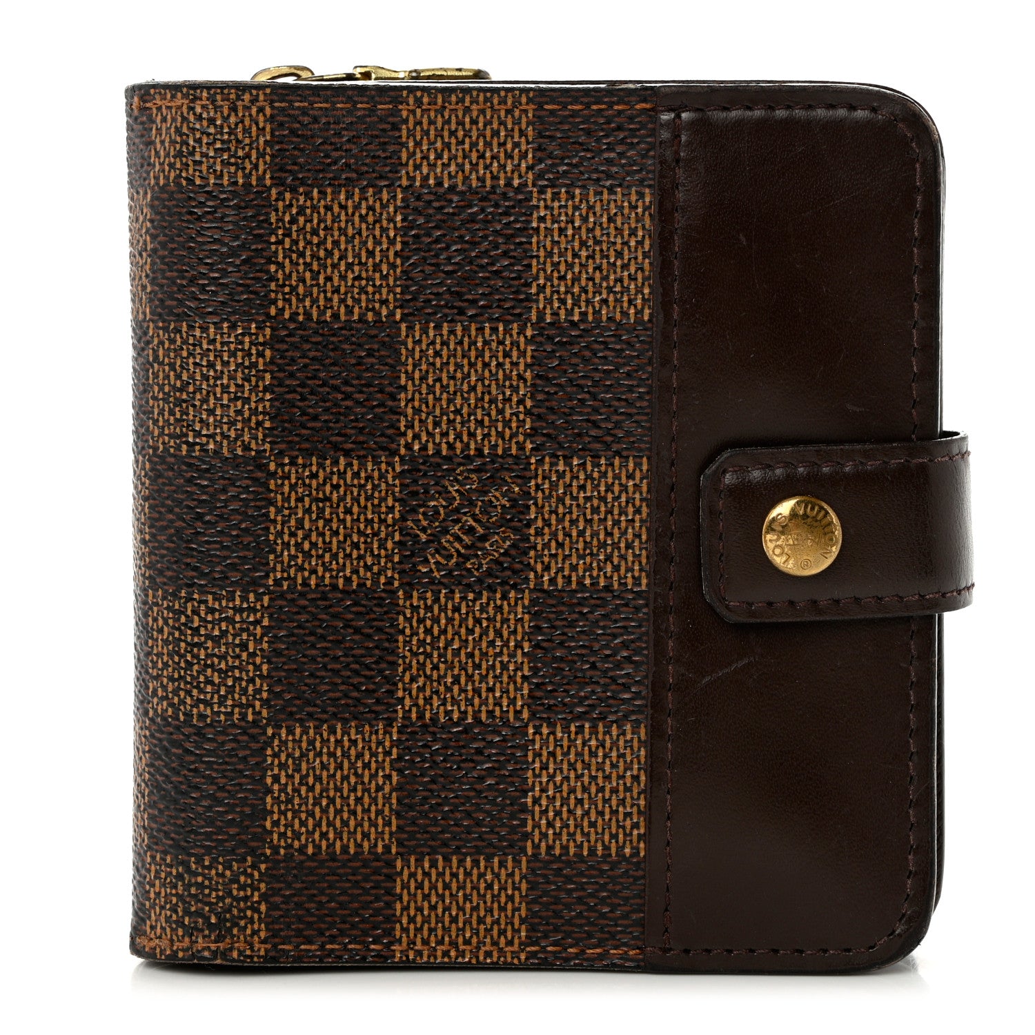 Louis Vuitton Damier Ebene Zippe Zipped Compact Wallet 1 of 9