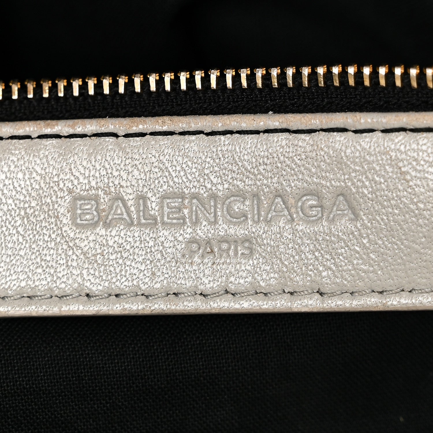 Balenciaga Chevre Gold Metallic Edge Hardware City Gris Glace 6 of 10