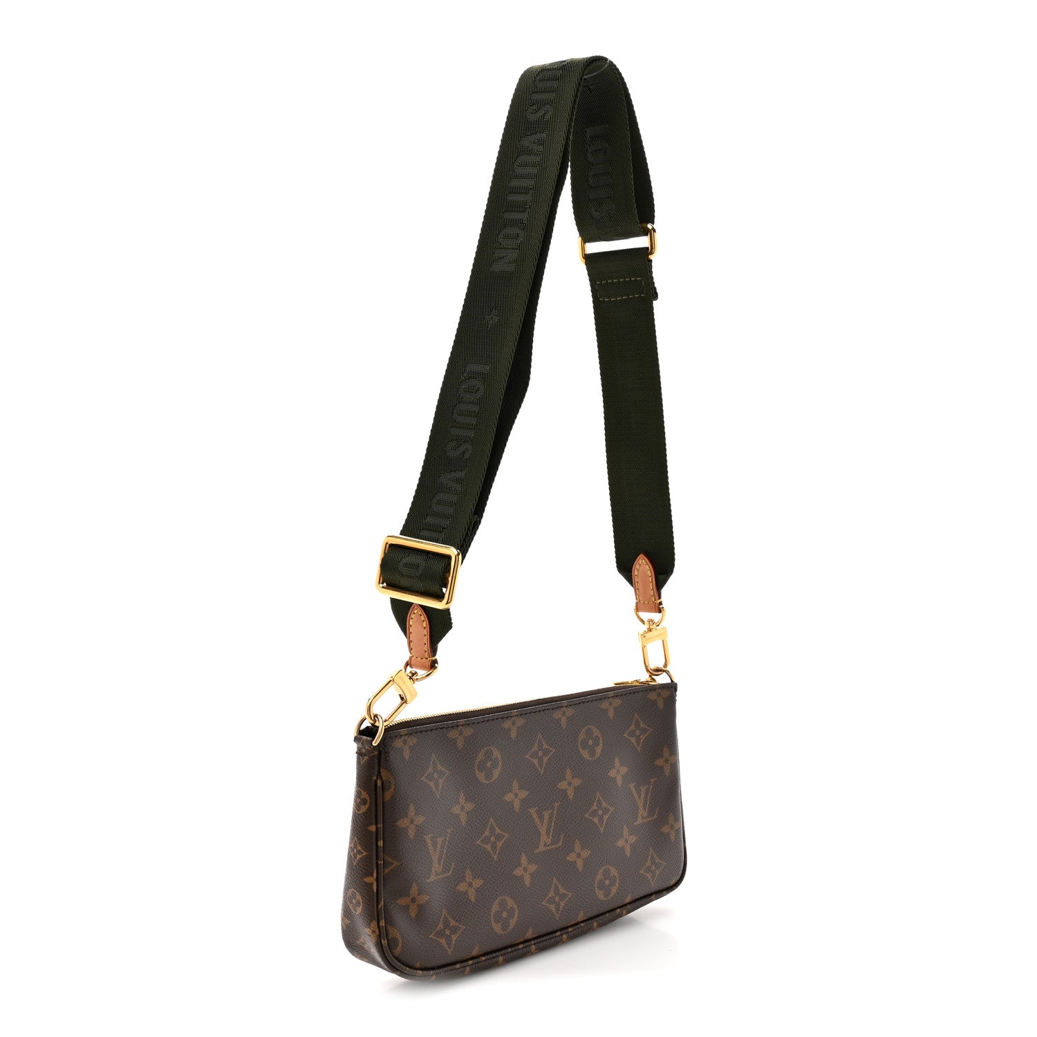 Louis Vuitton Monogram Multi Pochette Accessories Large Pochette  Kaki 3 of 9