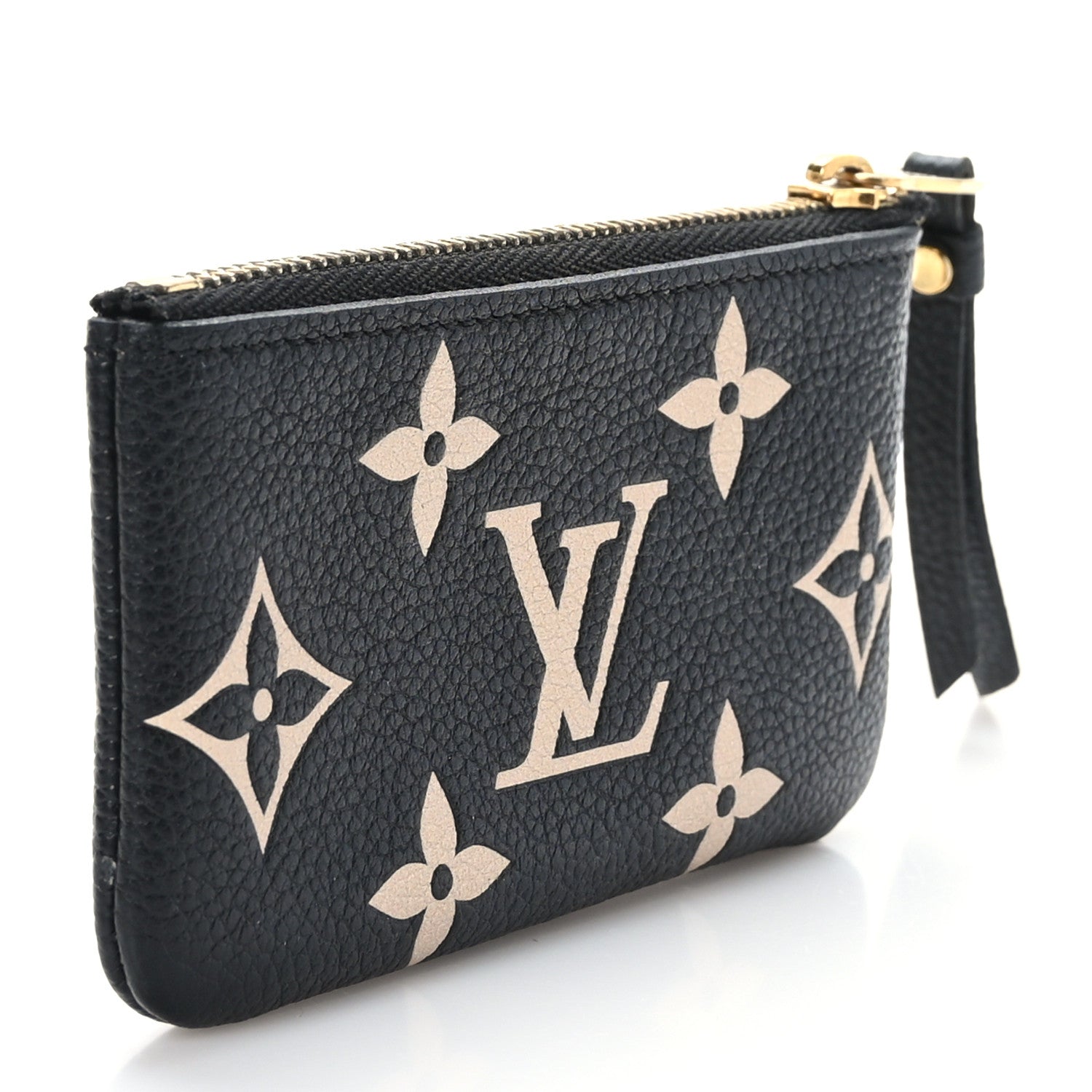 Louis Vuitton Empreinte Monogram Giant Key Pouch Black Beige 3 of 6