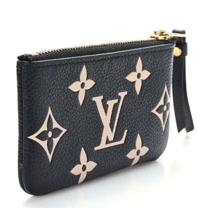 Louis Vuitton Empreinte Monogram Giant Key Pouch Black Beige 3 of 6