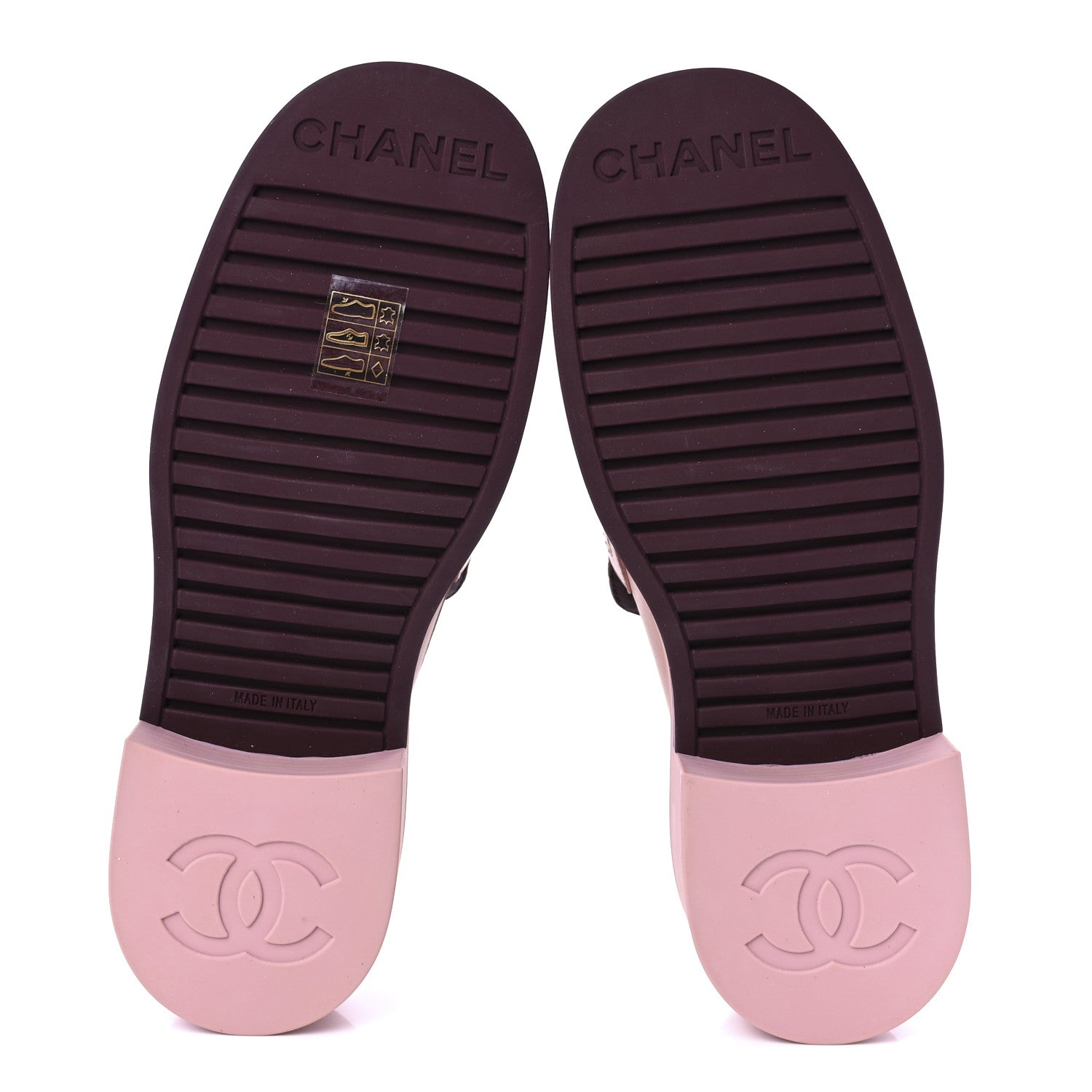 Chanel Lambskin Quilted CC Turnlock Loafers 37 Dark Pink 7 of 12