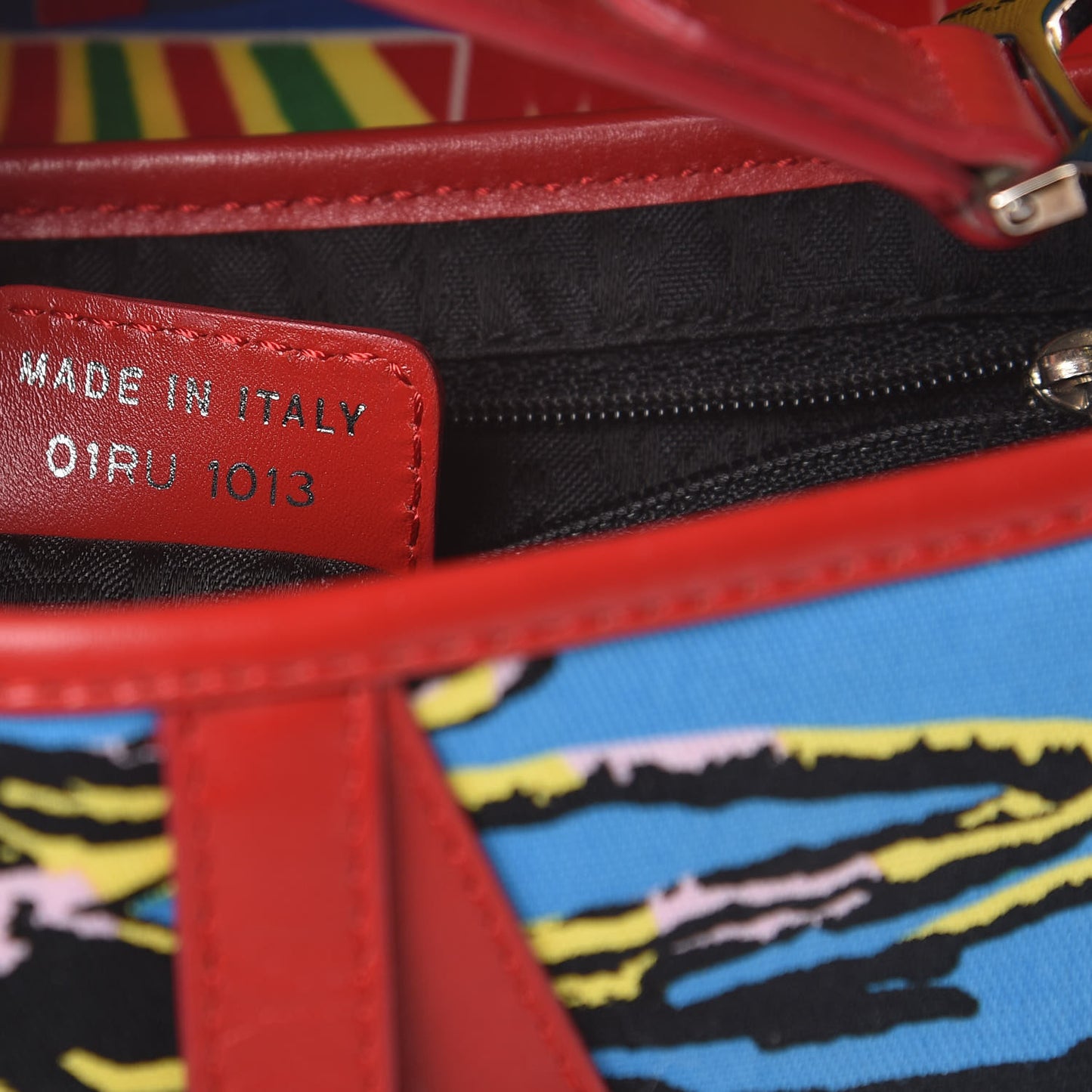 Canvas Bob Marley Saddle Bag Multicolor