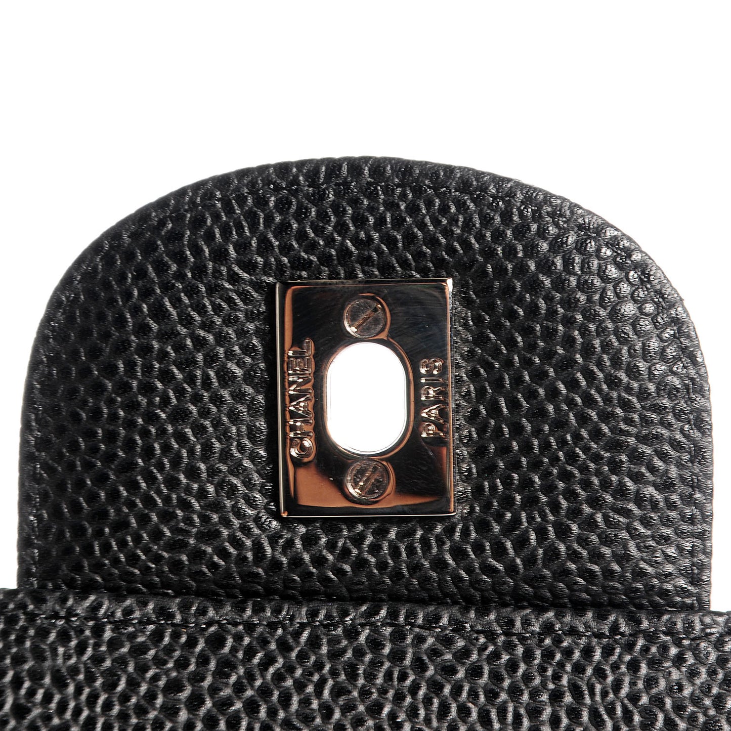 Caviar Maxi Single Flap Black