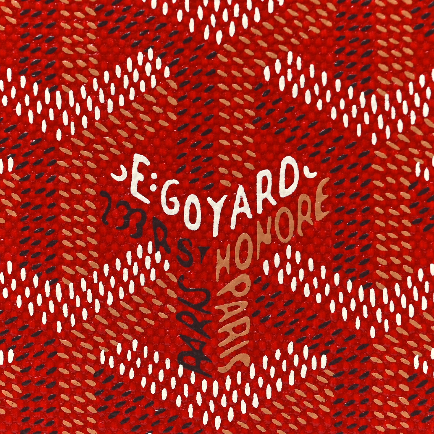 Goyard Goyardine Alto Hatbox Red 9 of 9