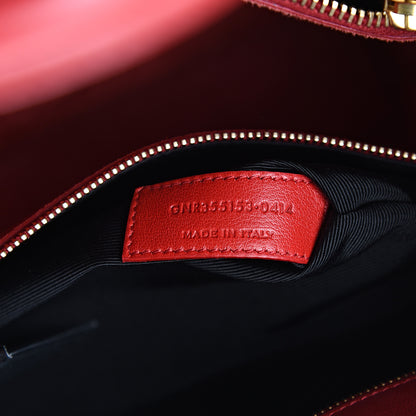 Saint Laurent Calfskin Small Sac De Jour Lipstick Red 6 of 13