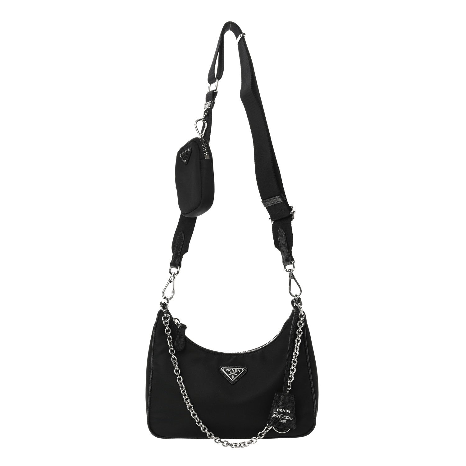 Prada Nylon Re-Edition 2005 Shoulder Bag Black 1 of 9