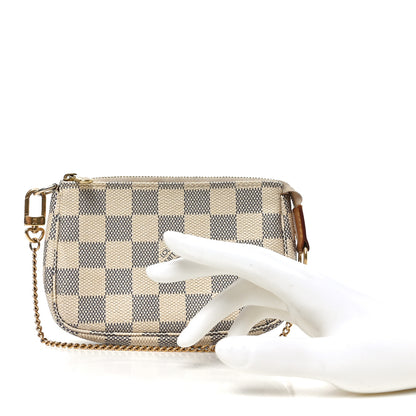 Louis Vuitton Damier Azur Mini Pochette Accessories 2 of 6