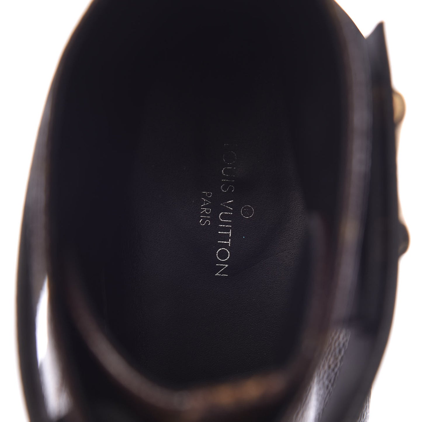 Calfskin Monogram Wonderland Flat Ranger Boots 38 Black