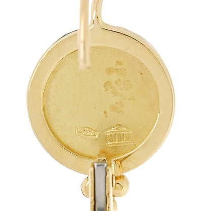 Temple St. Clair 18K Yellow Gold Angel Earrings 4 of 4