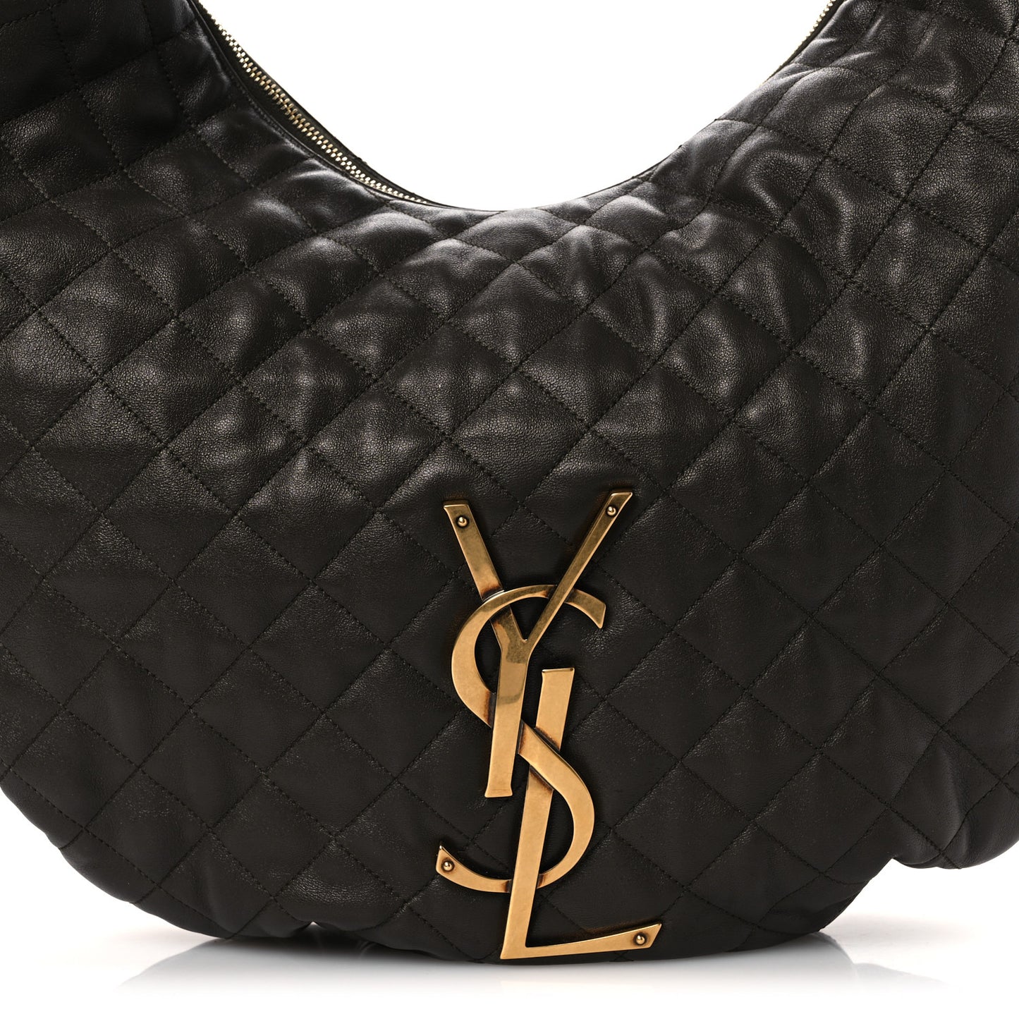 Lambskin Quilted Maxi Icare Shopping Tote Light Musk