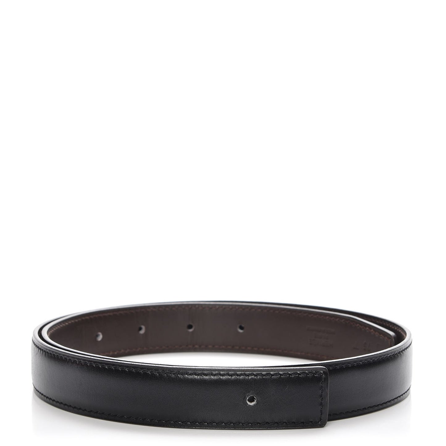 Box Chamonix 24mm Belt Strap 75 Black Chocolate