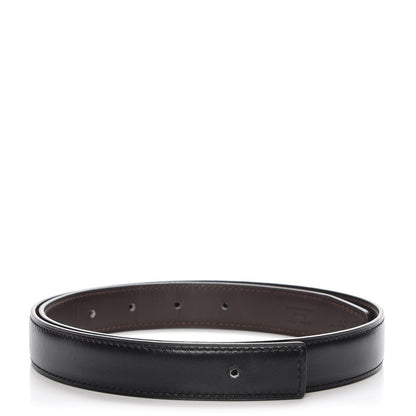 Hermes Box Chamonix 24mm Belt Strap 75 Black Chocolate 1 of 7