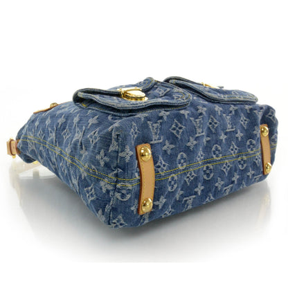 Louis Vuitton Denim Baggy GM Long Strap Blue 4 of 8