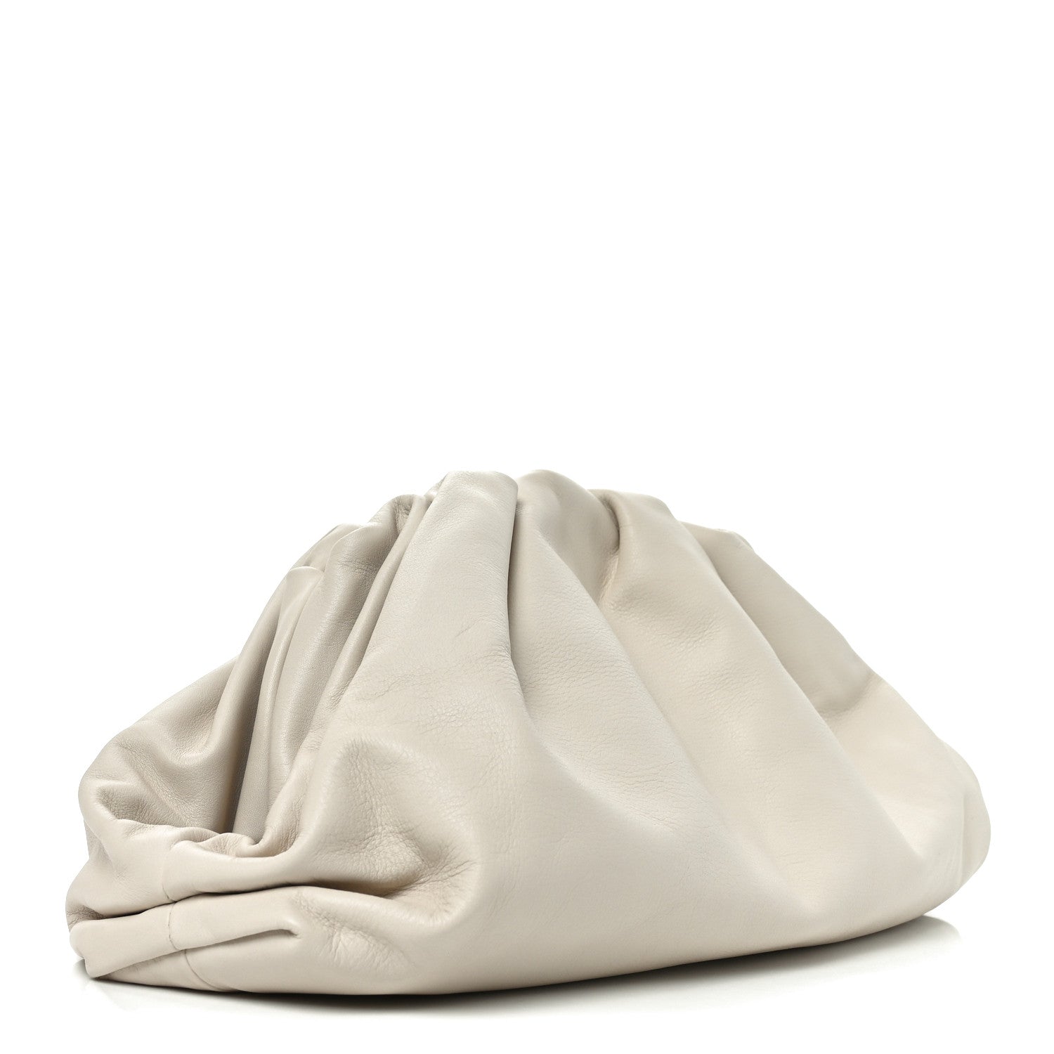 Bottega Veneta Smooth Butter Calf The Pouch Oversized Clutch Plaster 3 of 11
